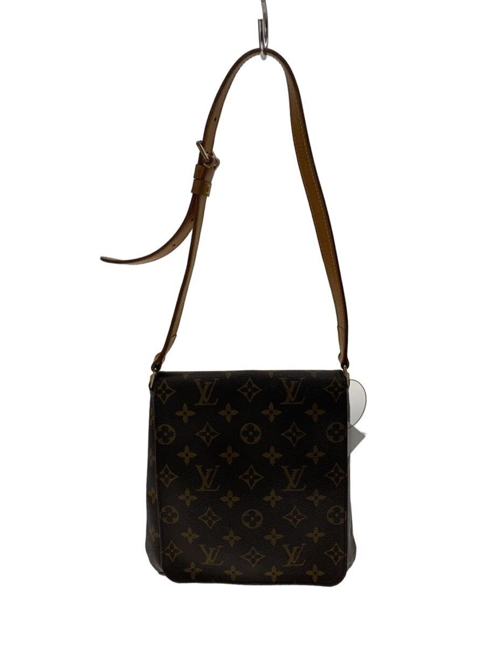 LOUIS VUITTON Musette Salsa Monogram Canvas Short Shoulder Bag Brown